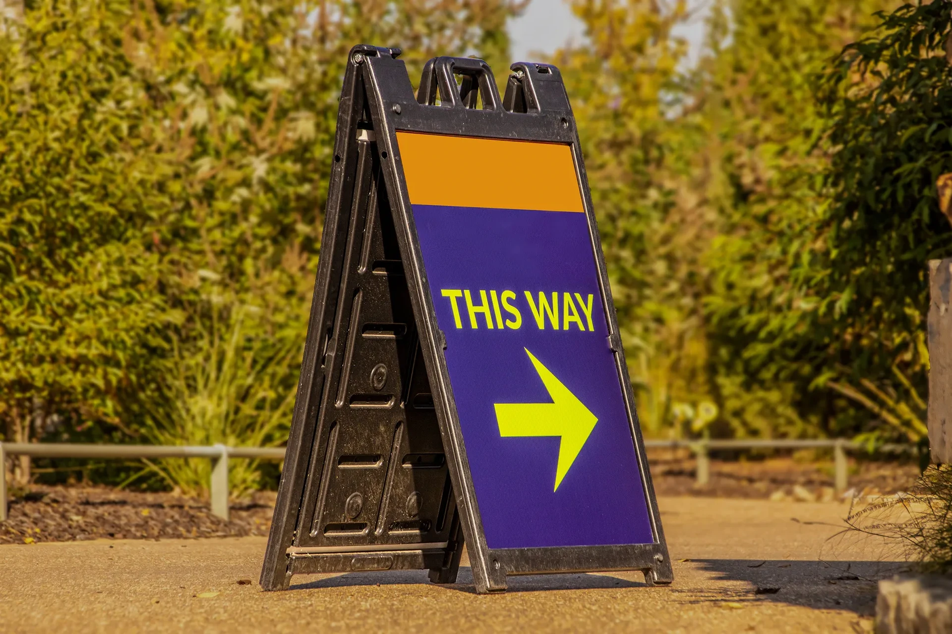 custom lightweight a-frame sign